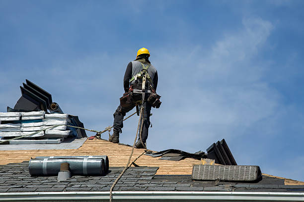 Professional Gutter Installation technician working in Hopkinsville, KY